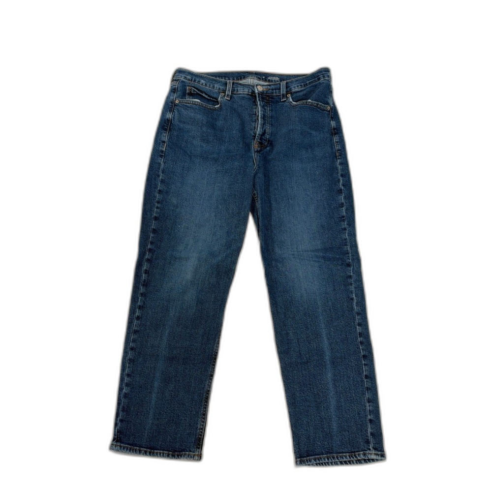 Old Navy Extra High Rise Sky-Hi Straight Secret Slim Pockets Jeans Size 14